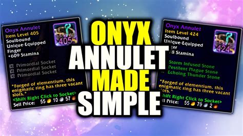 upgrade onyx annulet|Onyx Annulet